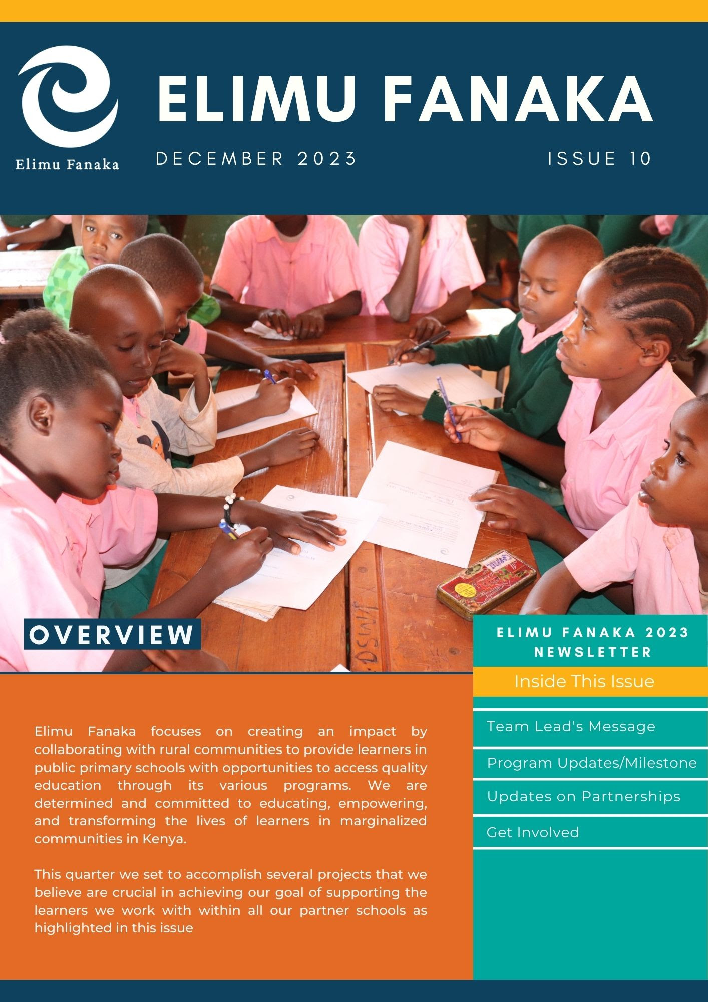 Elimu Fanaka Q3 & Q4 Newsletter 2023